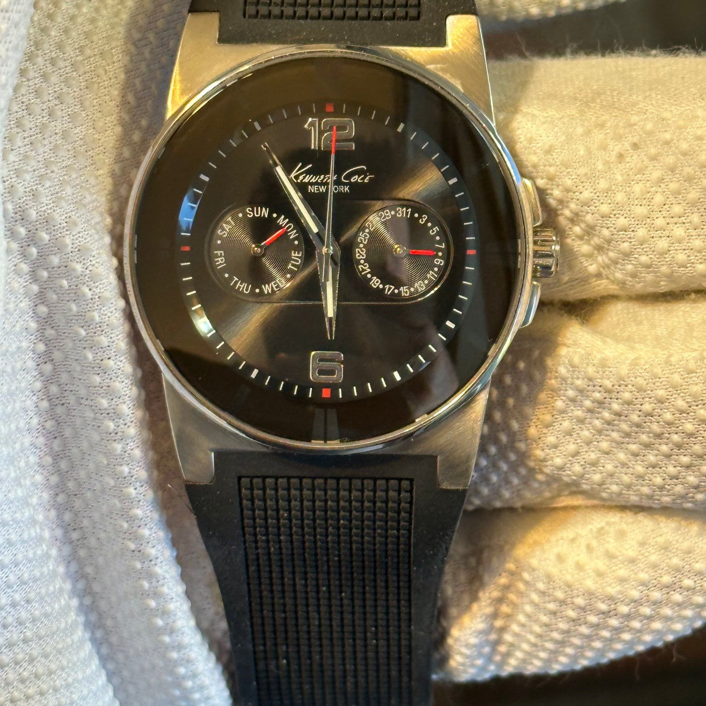 Reloj Kenneth Cole Hombre 2012 MultiDial 42mm Negro