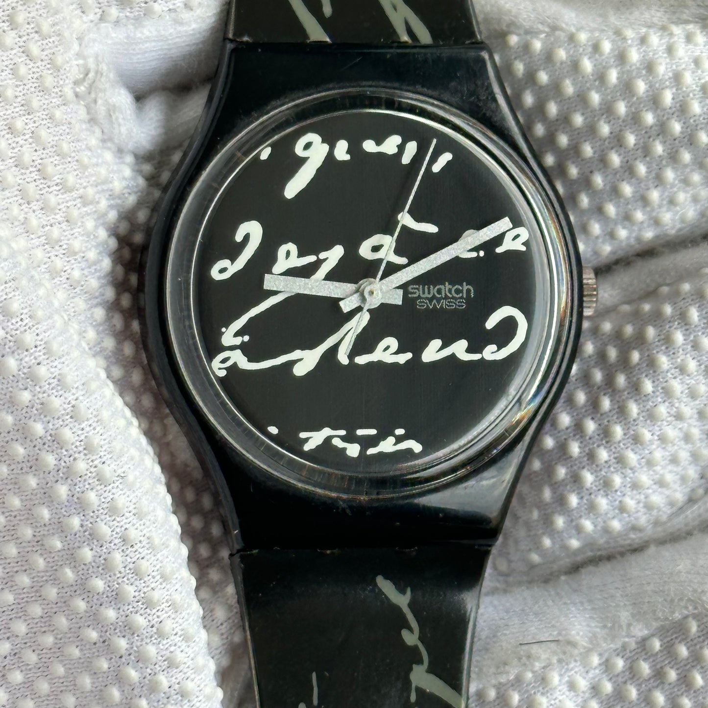 Reloj Swatch Gent 1994 Gessetto Negro pulsera original impecable