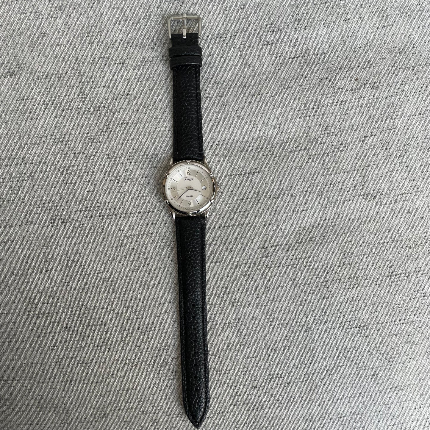Reloj Luger Hombre Años 2000 Máquina Suiza Fecha Muy Escaso