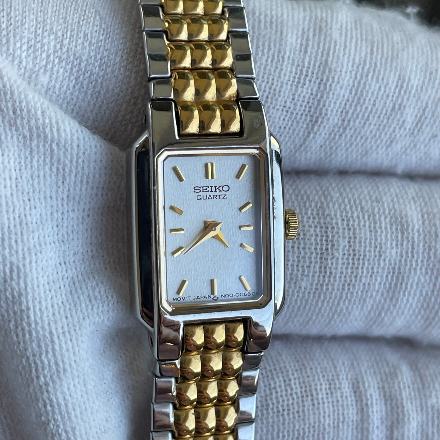 Reloj Seiko Mujer Vintage 1993 Two Tone Expansible Escaso
