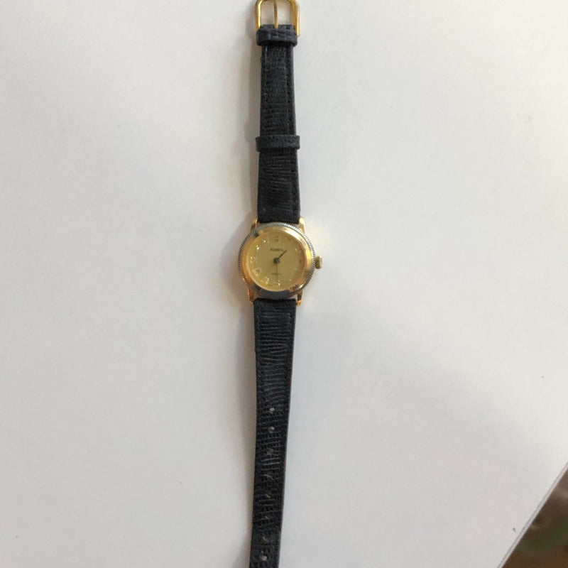 Reloj Fossil Mujer Años 80s Dorado Números Romanos Pionero