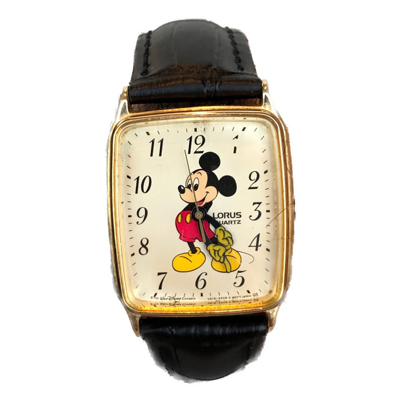 Reloj Lorus By Seiko Vintage Mickey Mouse Unisex Muy Escaso