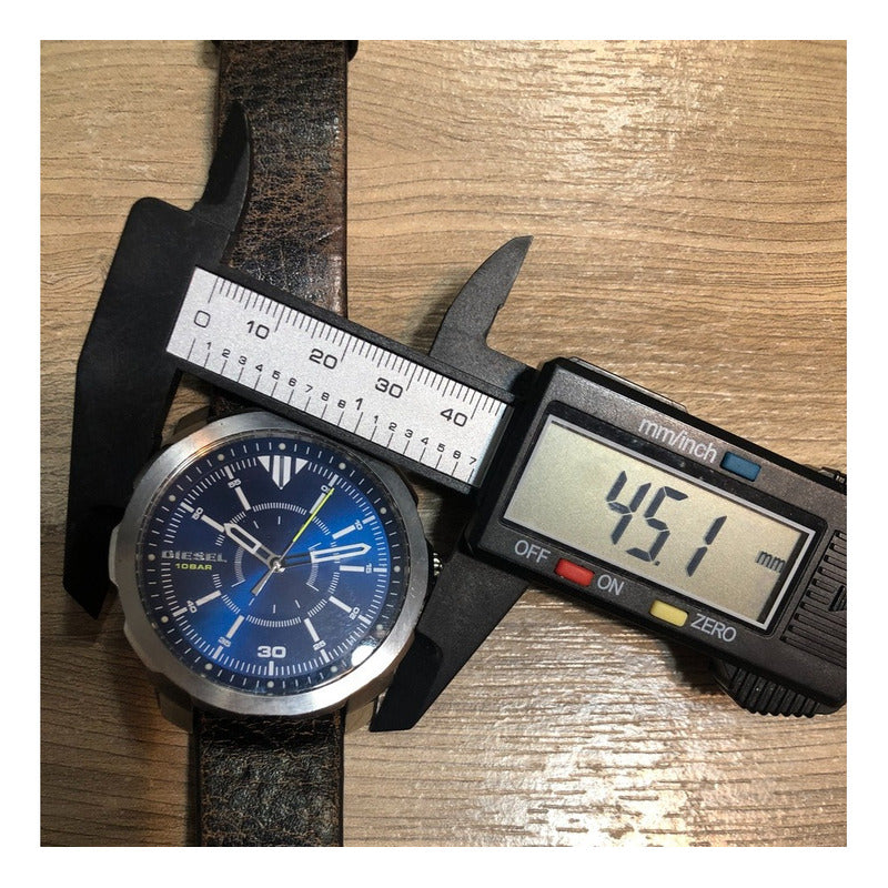 Reloj Diesel Dz1787 Cara Azul Hombre Correa Original