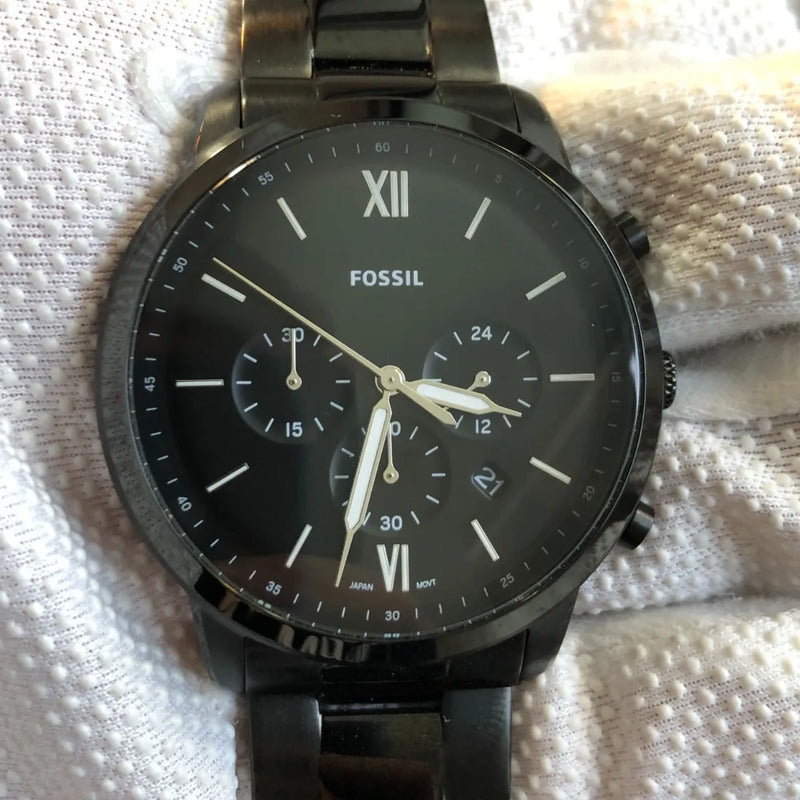 Reloj Fossil Hombre Año2017 Cronógrafo Fs5474 Impecable 44mm