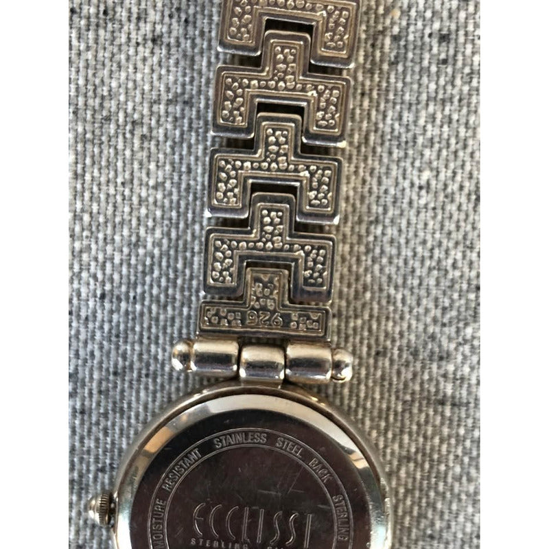 Reloj De Plata Esterlina Ecclissi Mujer