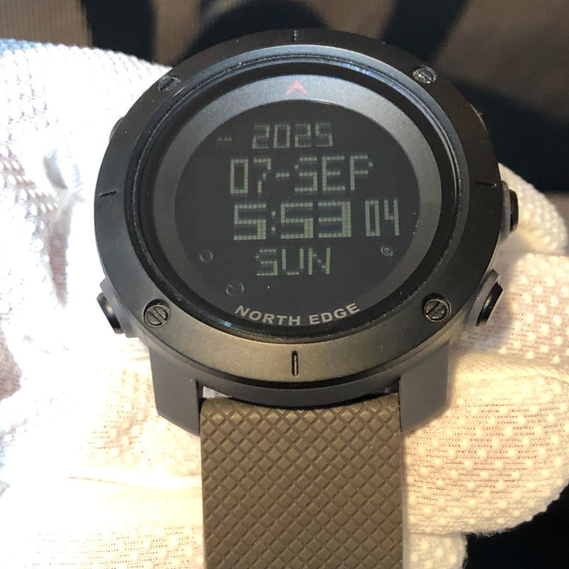 Reloj North Edge Hombre Año 2019 Digital Tank Táctico