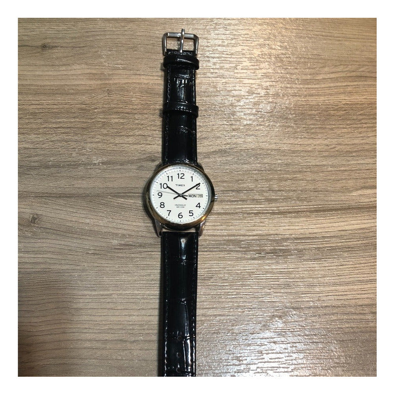 Timex Easy Reader Indiglo Hombre 36mm Año2010 Dial Iluminado