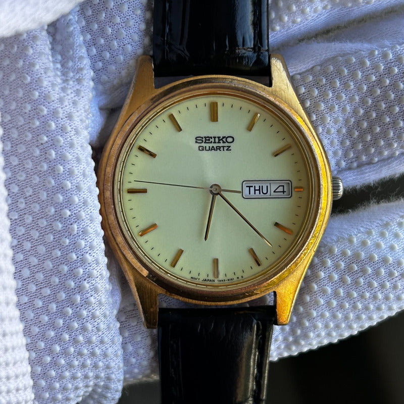Reloj Seiko Hombre Vintage 1994 Dial Fosforescente Raro 7n43