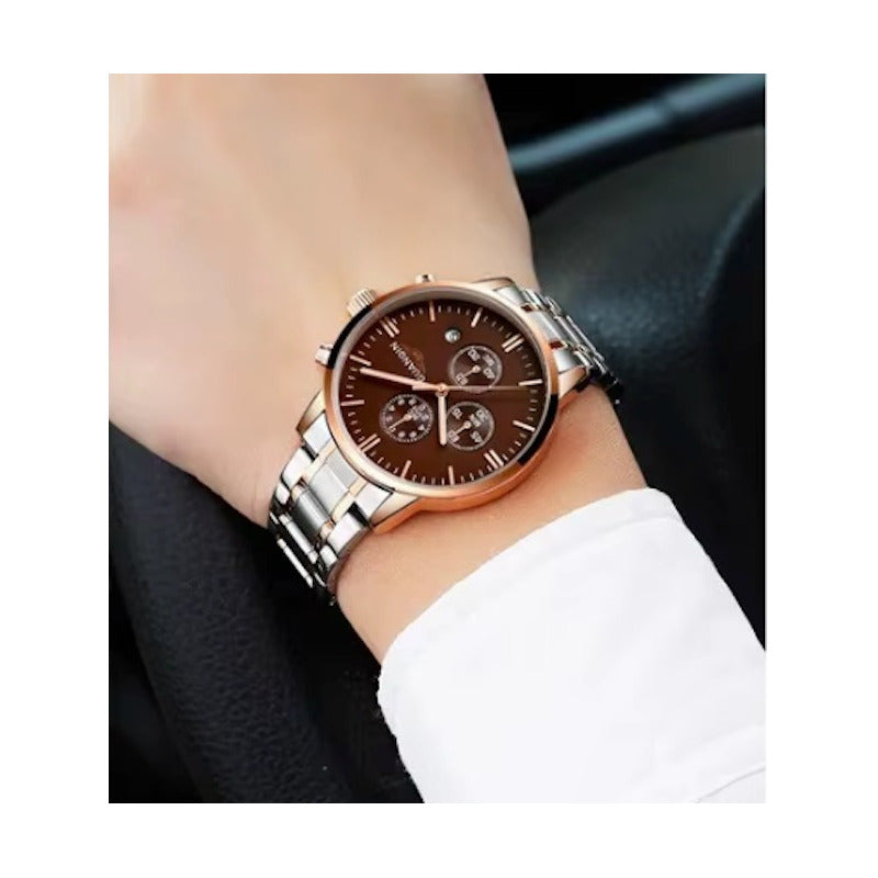 Reloj Guanqin Gq12006 Hombre Pulsera Acero Inoxidable