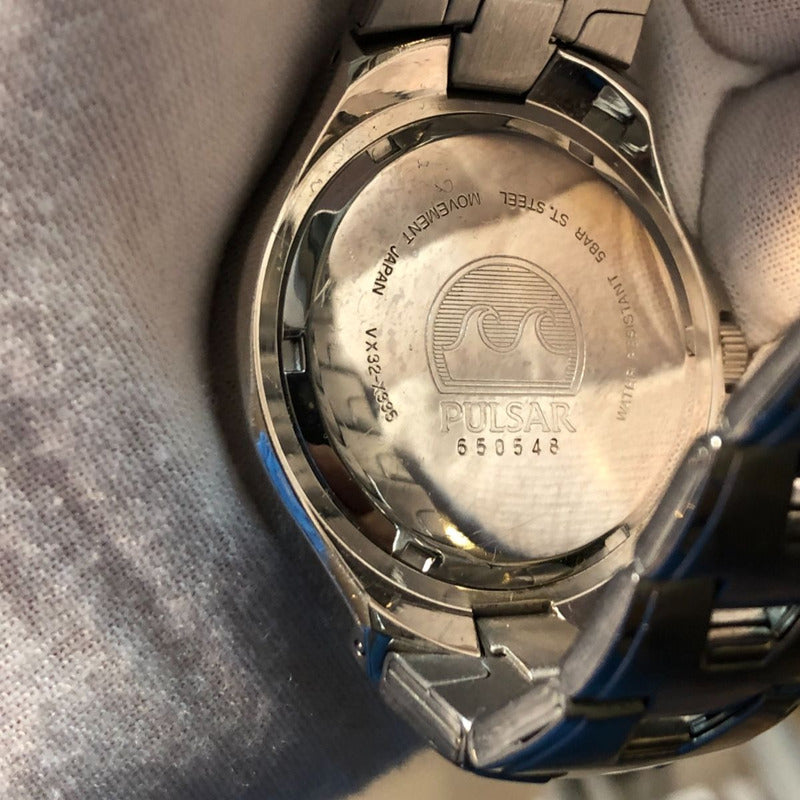 Pulsar By Seiko Vintage 1996 Hombre Bisel Deportivo Escaso.