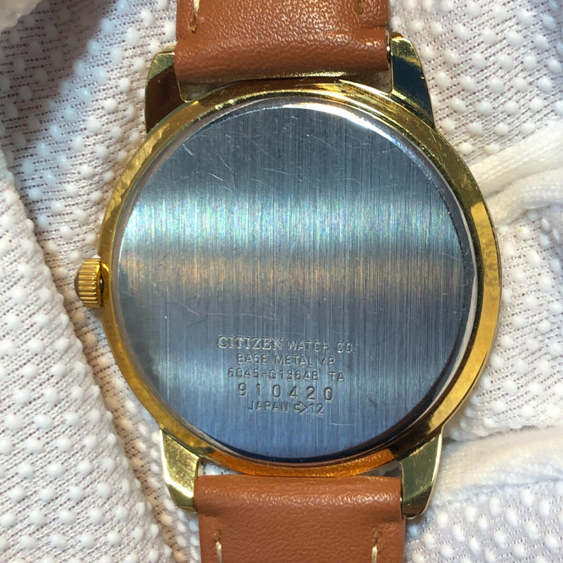 Reloj Citizen Hombre Año 1989 Vintage Dial Waffle