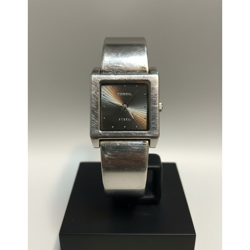Reloj Fossil Mujer Vintage 1999 Cuadrado Pulsera Original