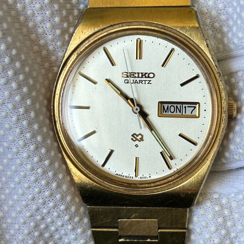 Reloj Seiko Hombre Vintage Año 1980 Quartz Día-fecha