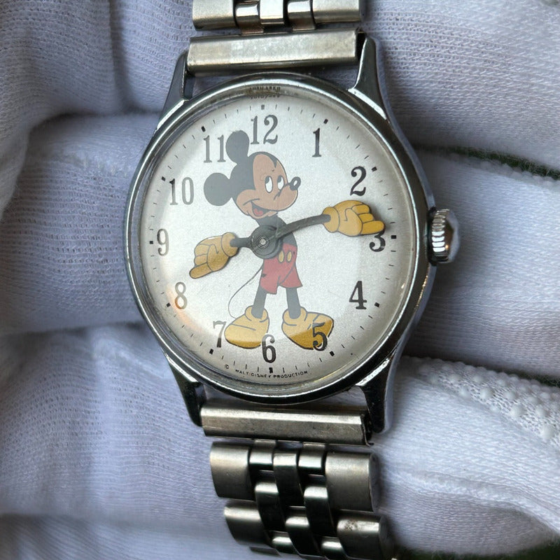 Reloj Timex Unisex Año 1969 Mickey Mecánico Rareza Histórica