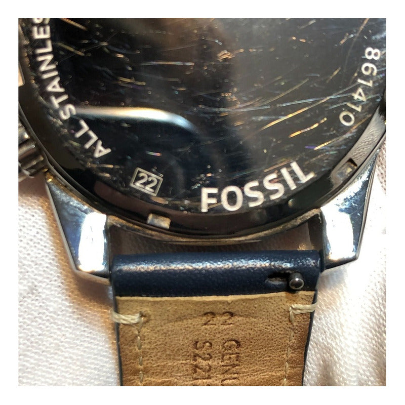 Fossil Coachman Chronograph 2019 Cristal Azulado Raro Hombre