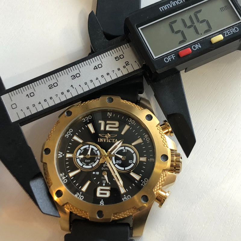 Reloj Invicta I-force Hombre Año 2013 Dorado 50mm Trinite