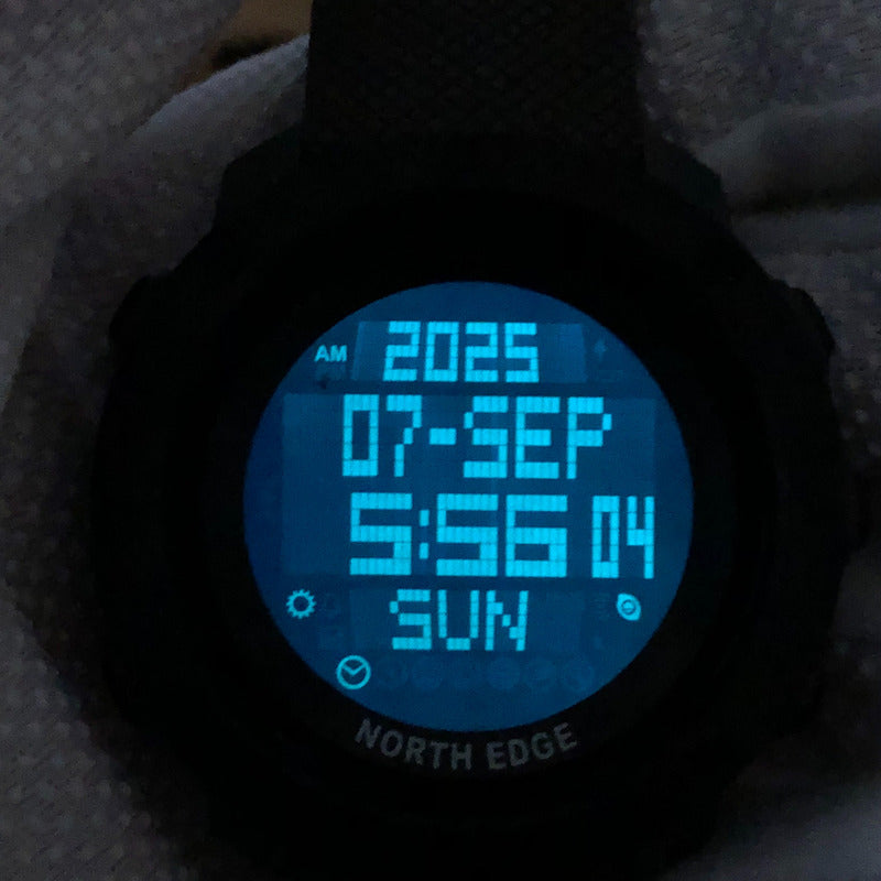 Reloj North Edge Hombre Año 2019 Digital Tank Táctico