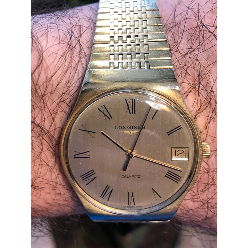 Reloj Longines Quartz Hombre Inicio 80´s Máquina Suiza 35mm