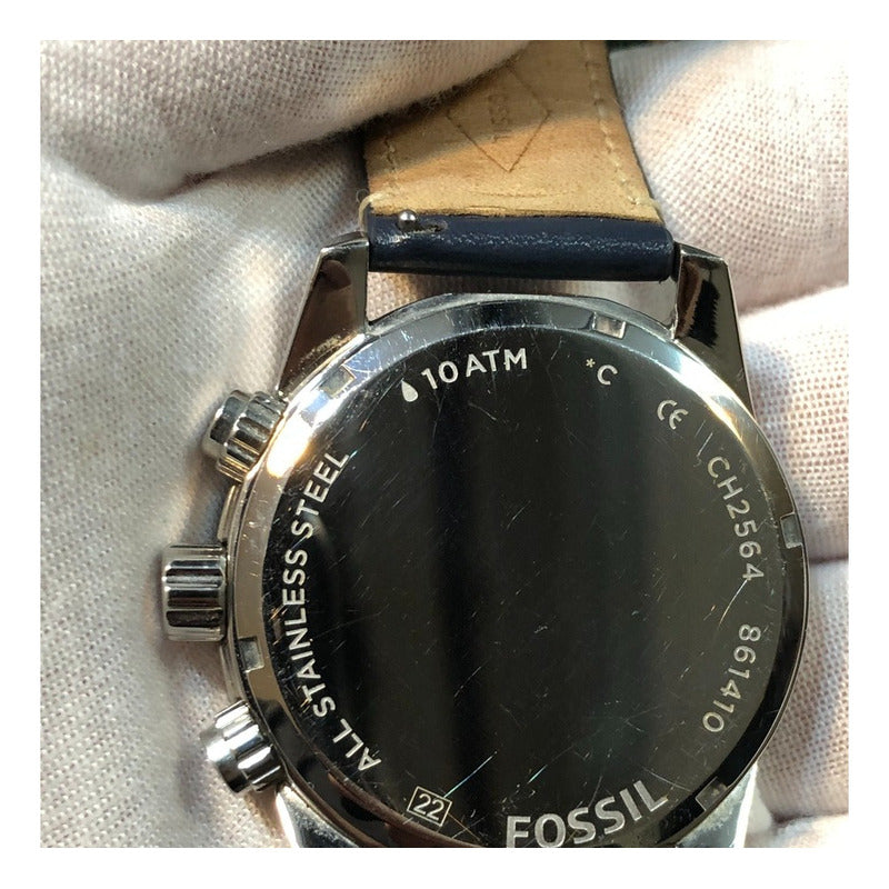 Fossil Coachman Chronograph 2019 Cristal Azulado Raro Hombre