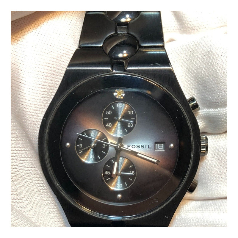 Reloj Fossil Arkitekt Hombre Cara Efecto Rayos Sol 2010 Raro