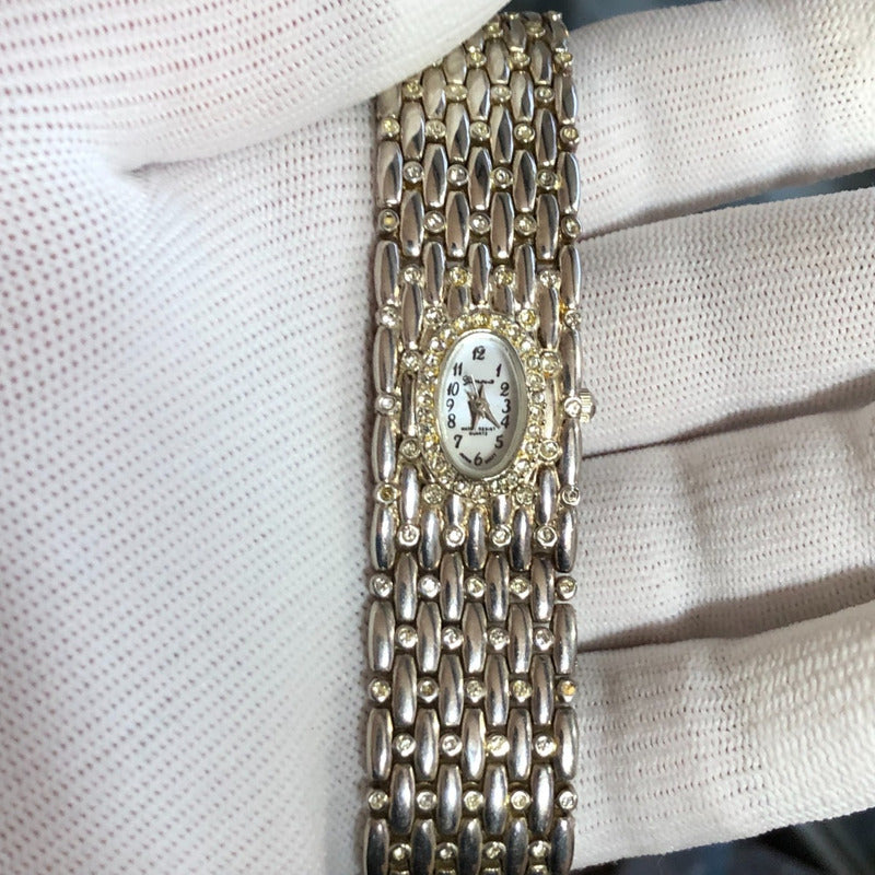 Reloj Geneva Mujer Años 90´s Brazalete Joya Incrustado