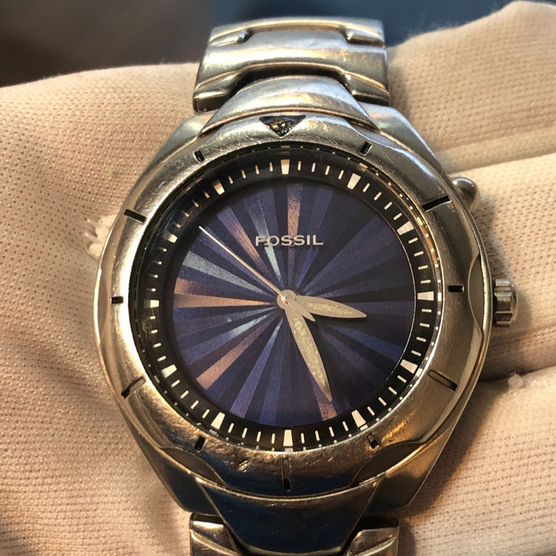 Reloj Fossil Efecto Kaleido Vintage Hombre Año2003 Muy Raro.