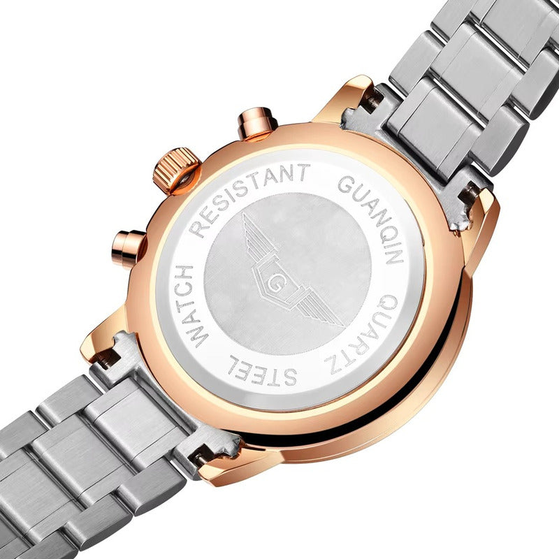 Reloj Guanqin Gs19053 Hombre Acero Resistente Al Agua