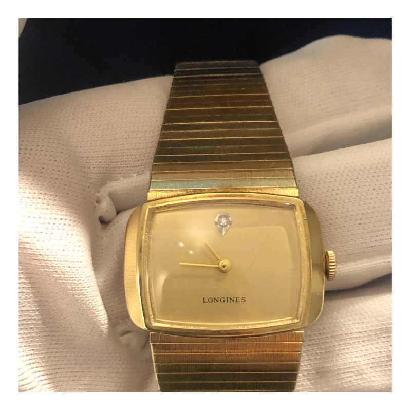 Reloj Longines Mecánico Años 70´s Chapado En Oro 14k Hombre