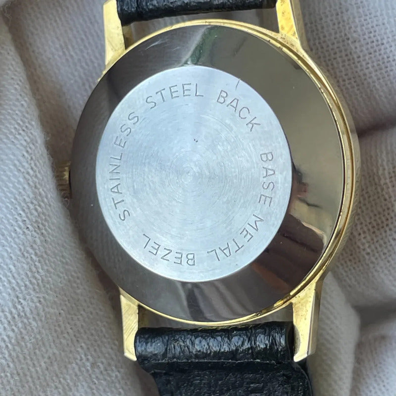 Reloj Shauels Unisex A Cuerda Ca. Año 1980 Dial Marrón Único