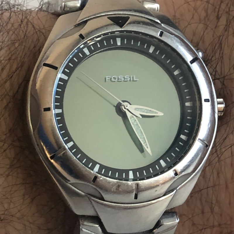Reloj Fossil Efecto Kaleido Vintage Hombre Año2003 Muy Raro.