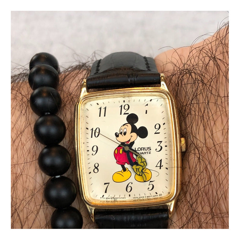 Reloj Lorus By Seiko Vintage Mickey Mouse Unisex Muy Escaso