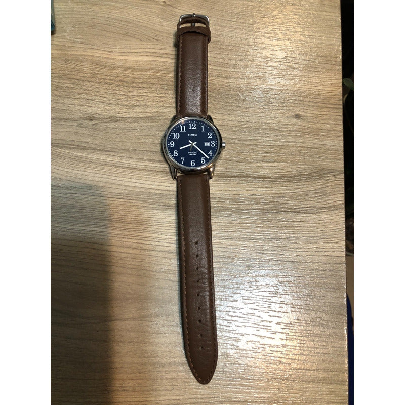 Reloj Timex Cara Azul Marino Hombre Año 2015 Neovintage 40mm
