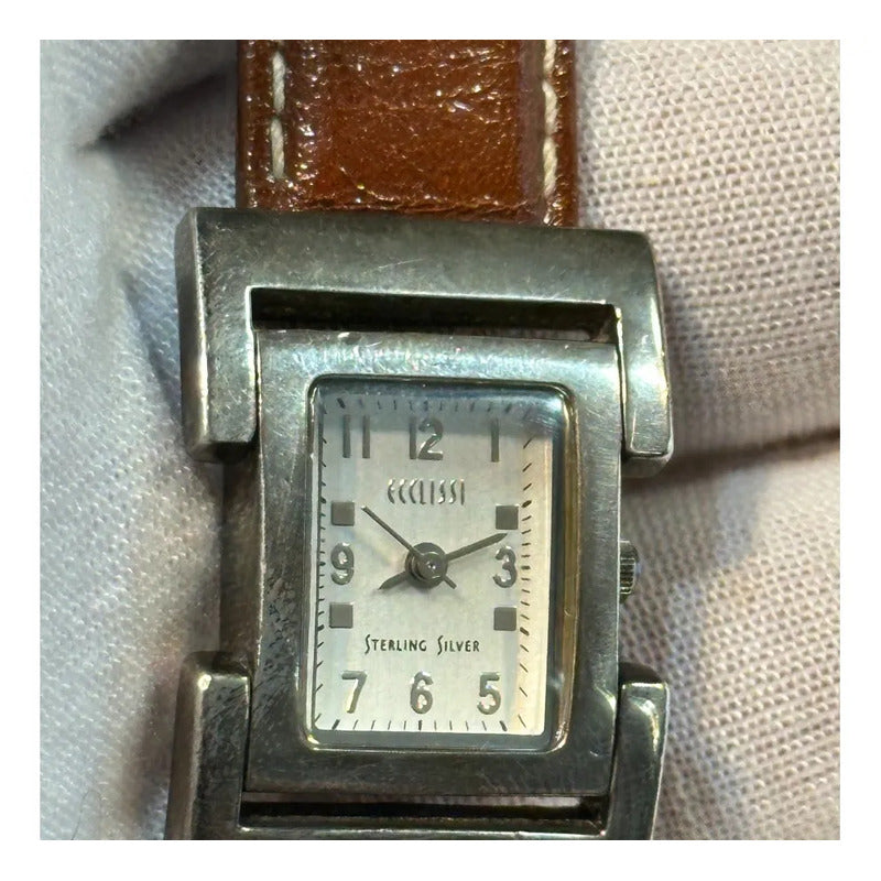 Reloj De Plata 925 Ecclissi Mujer Años 2000´s Minimalist