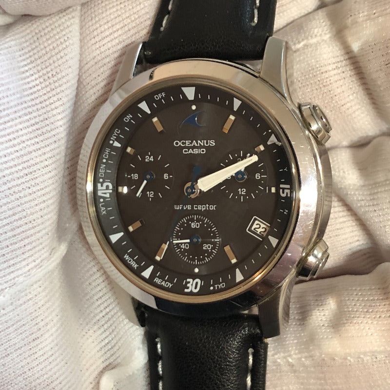 Reloj Casio Oceanus Ocw-10 Solar 2004 Hombre Zafiro Único