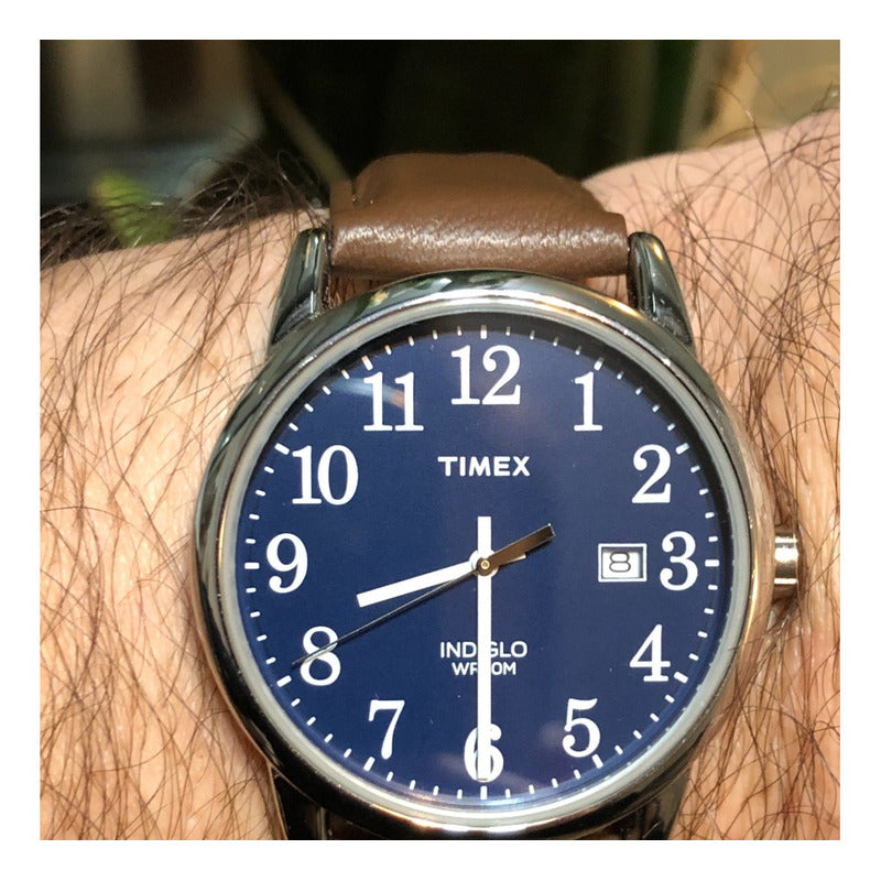 Reloj Timex Cara Azul Marino Hombre Año 2015 Neovintage 40mm