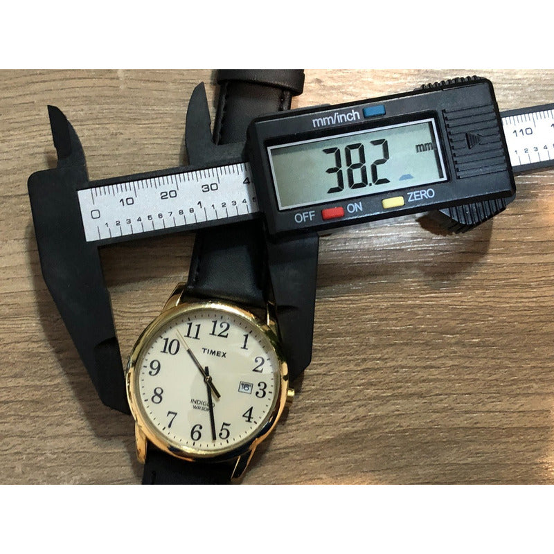 Reloj Timex Easy Reader Hombre Caja 38mm Inicios Años 2000