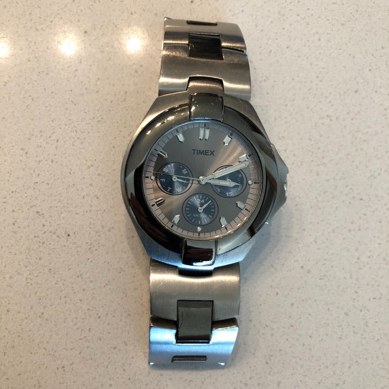Reloj Timex Multifunción Tres Subesferas 2000s Hombre Único