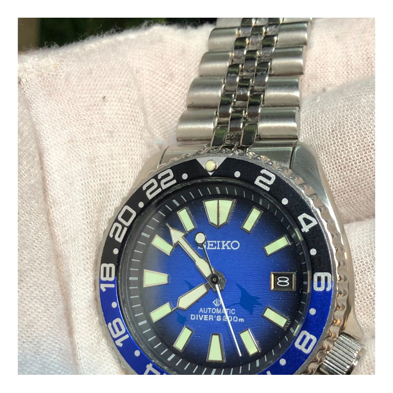 Reloj Seiko Divers 7002-700a Samurai Savetheocean Automático