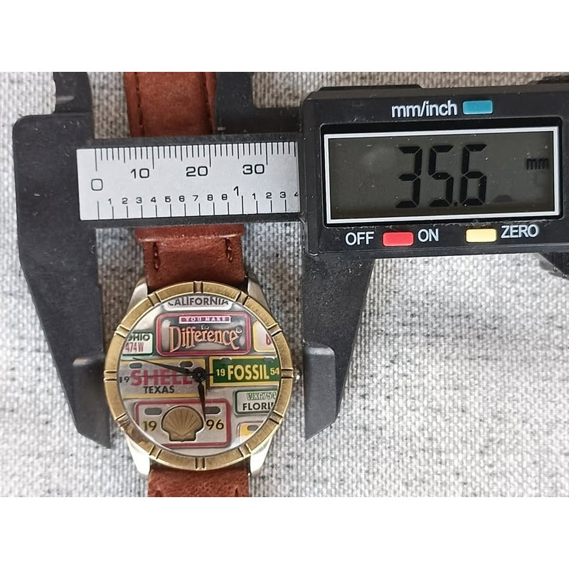 Reloj Fossil 1996 Shell Oil Company California Hombre