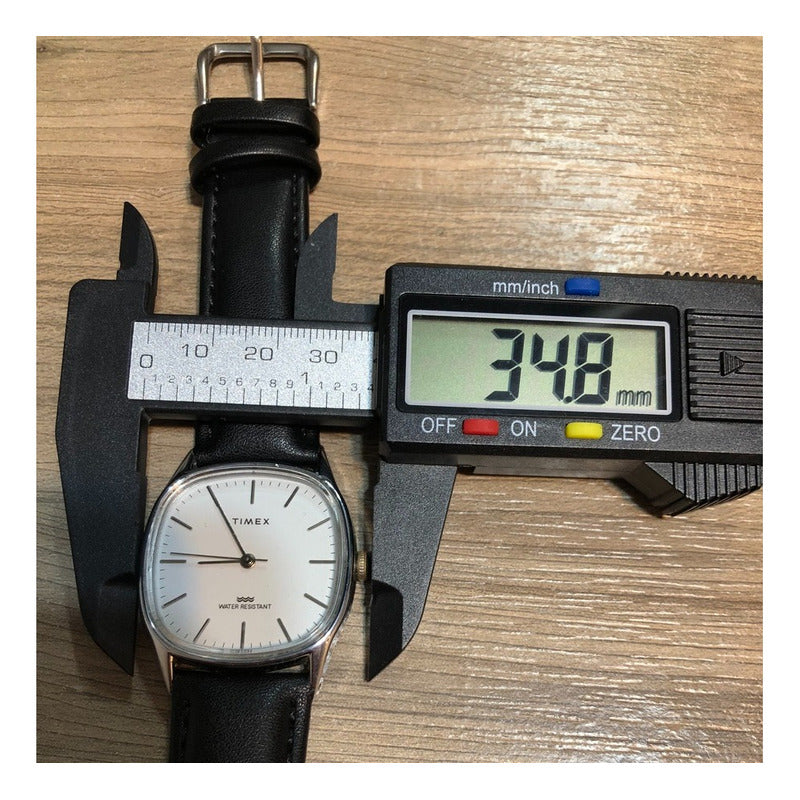 Reloj Timex Cuadrado Mecánico 1983 Funciona Perfecto Escaso