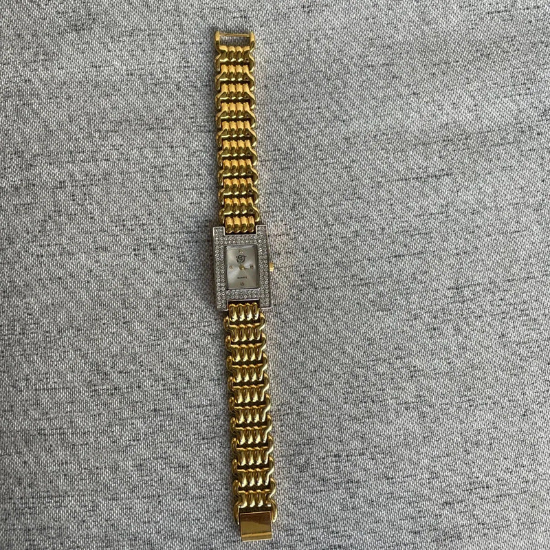 Reloj Joya Elizabeth Taylor Mujer Pavé Años 2000s Cristales