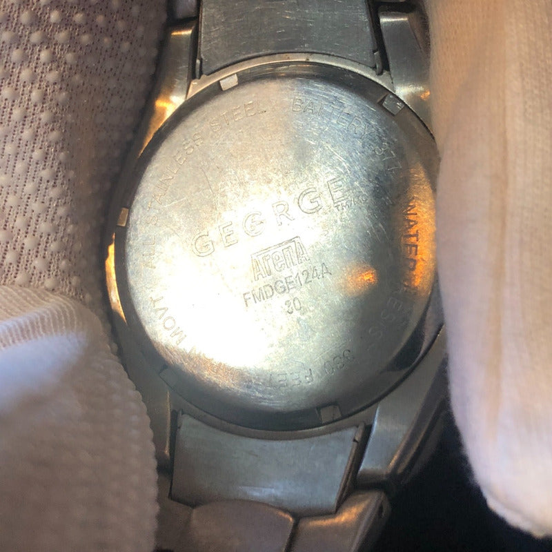 Reloj George Arena Hombre Vintage Fines 90s Dial Verde