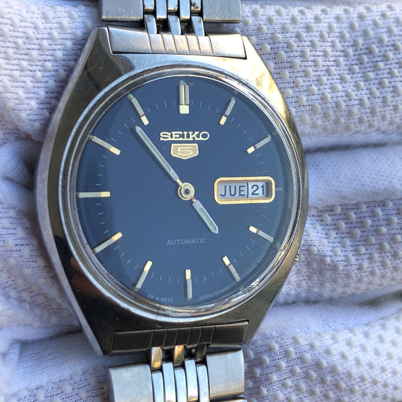 Reloj Seiko 5 Automático Hombre Octubre 1981 Japan Cased