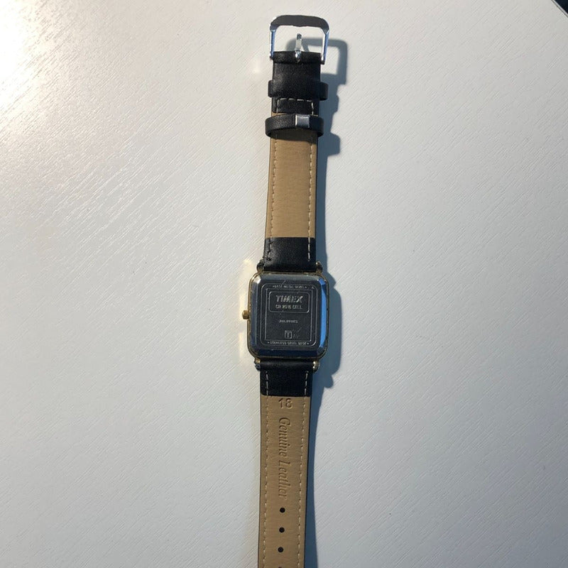 Reloj Timex Vintage1989 Cuadrado Fecha Funciona Bien Escaso.