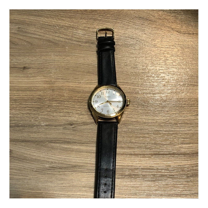 Reloj Timex Easy Reader Vintage Años 2000 Dorado 42mm