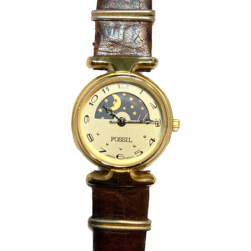 Reloj Fossil Mujer Moon Phase 90´s Vintage Luna Escaso
