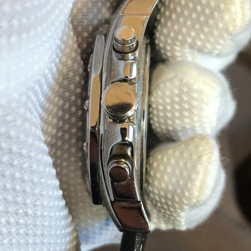Reloj Marc Ecko Hombre 2005 Bisel Brillantes Correa Cuero