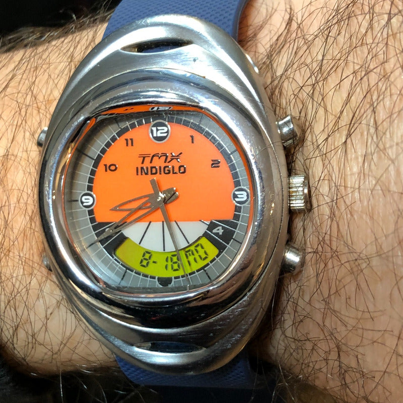 Reloj Timex Tmx Indiglo 2008 De Culto Híbrido Experimental