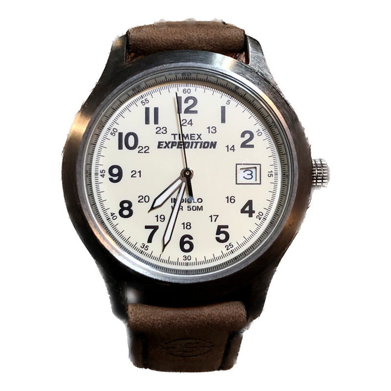 Reloj Timex Expedition Vintage Mediano Hombre 37mm Indiglo – Don Crono