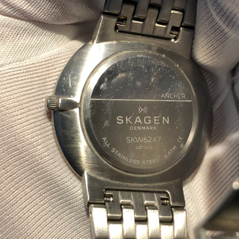 Reloj Skagen Ancher Hombre Minimalismo Danés Año 2017 Escaso
